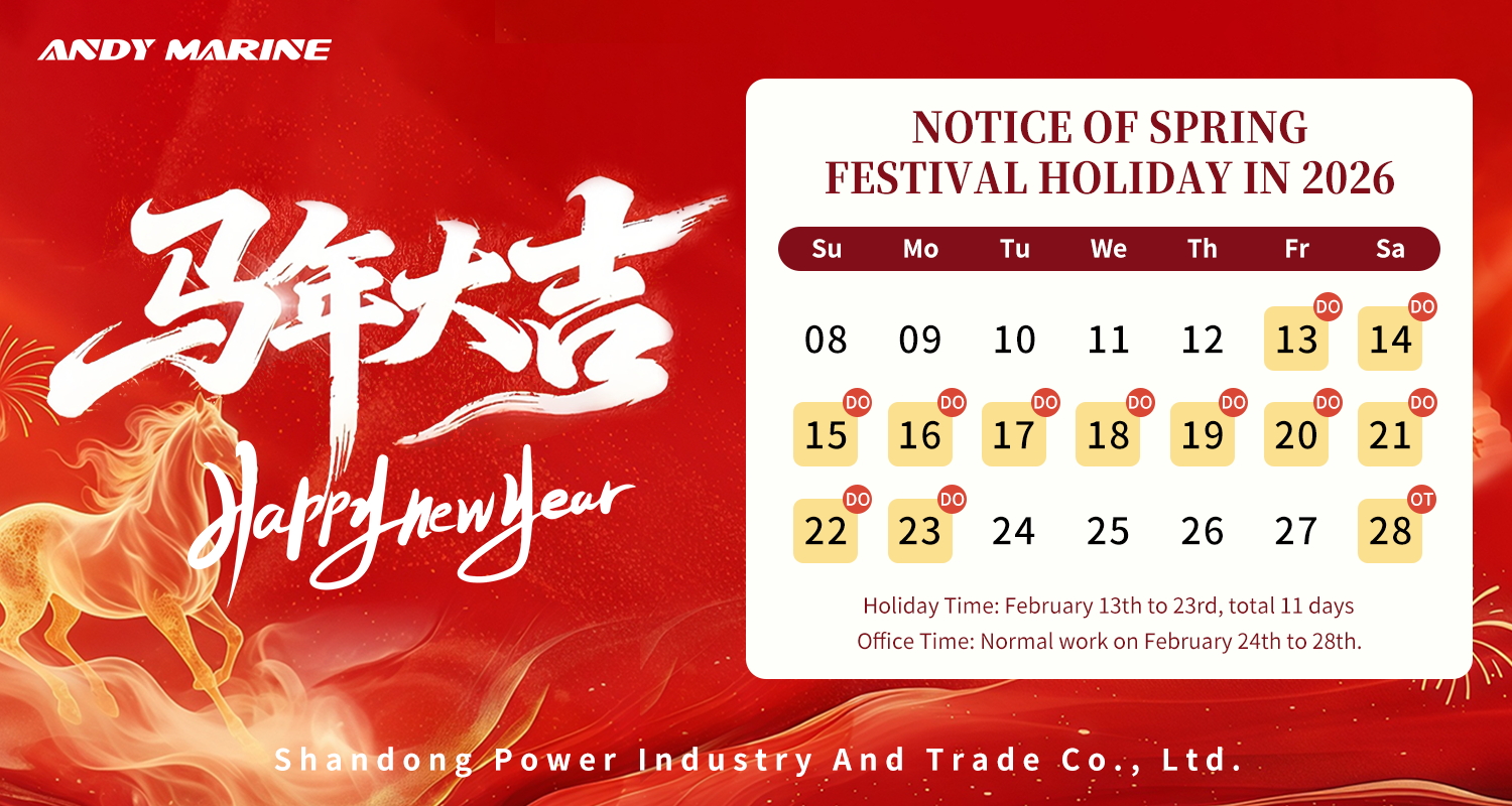 Oznámení o vánočních svátcích Andyho Marinea